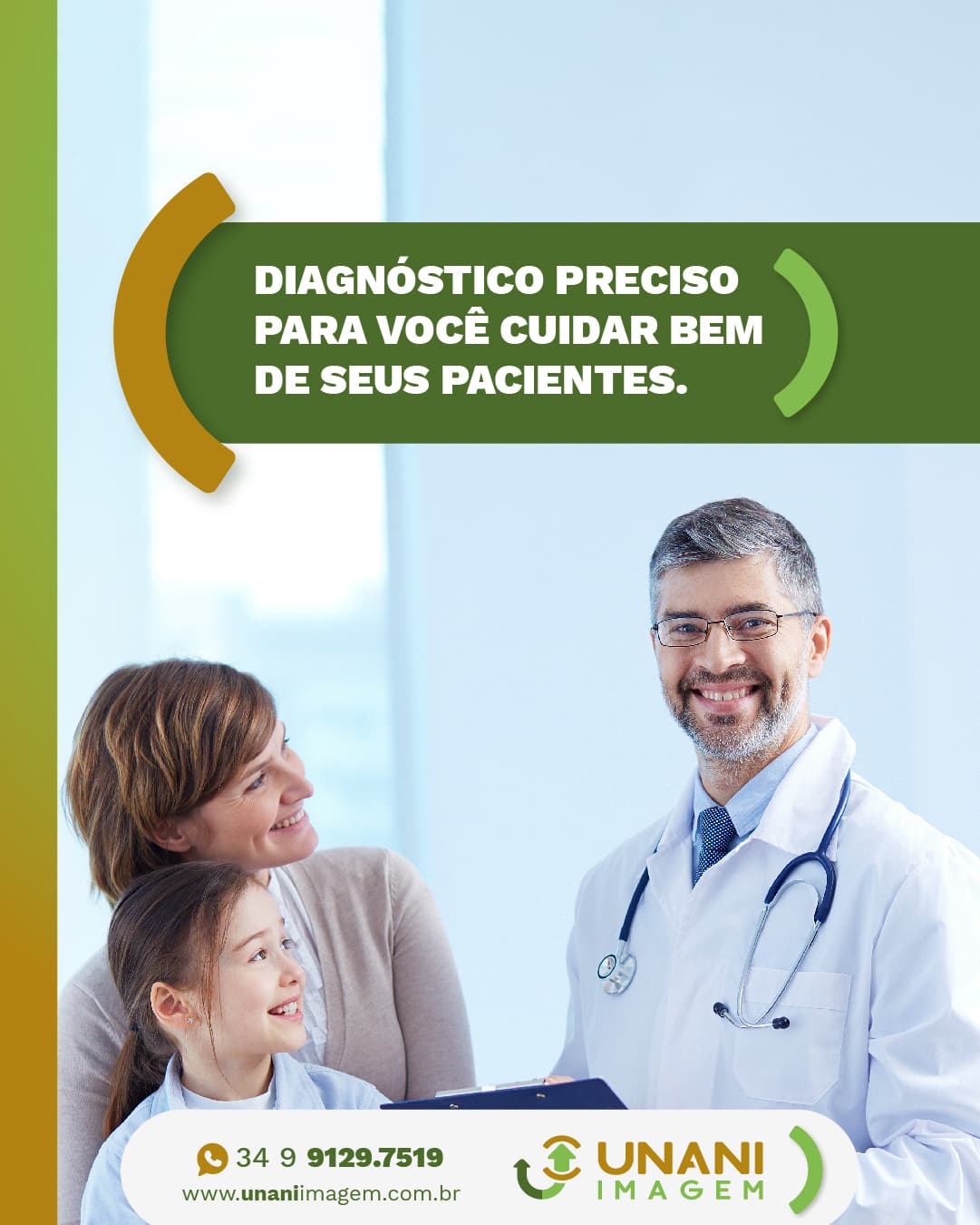 Diagnóstico preciso para você cuidar bem de seus pacientes.